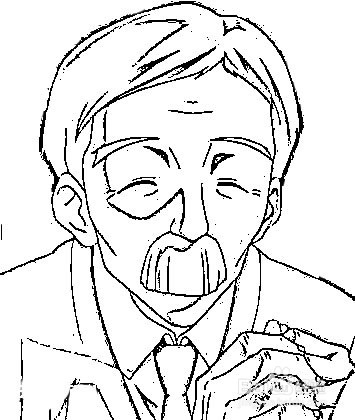 简笔画-如何画Q版人物幸村俊夫的简笔画
