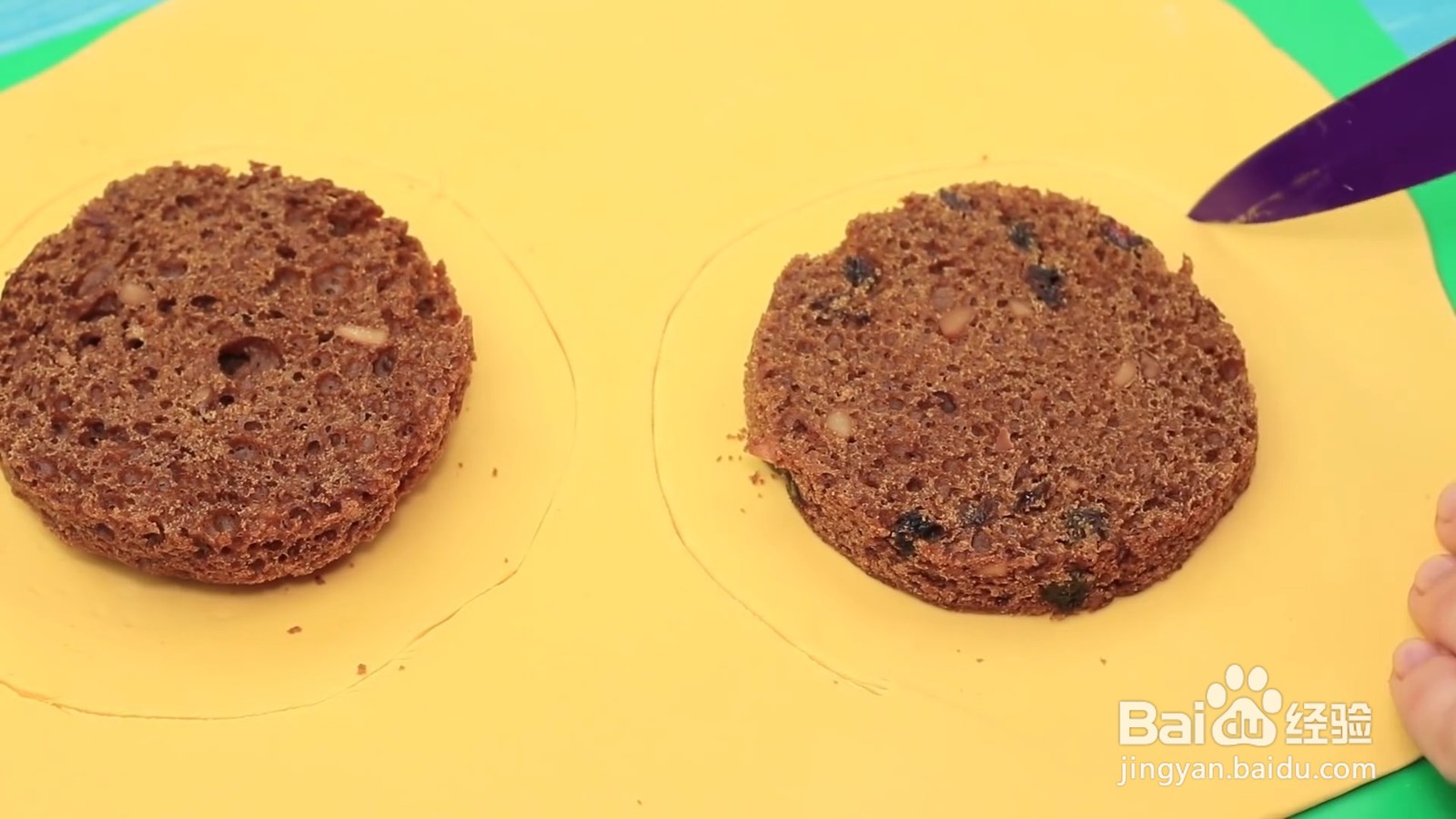 如何用蛋糕制作汉堡