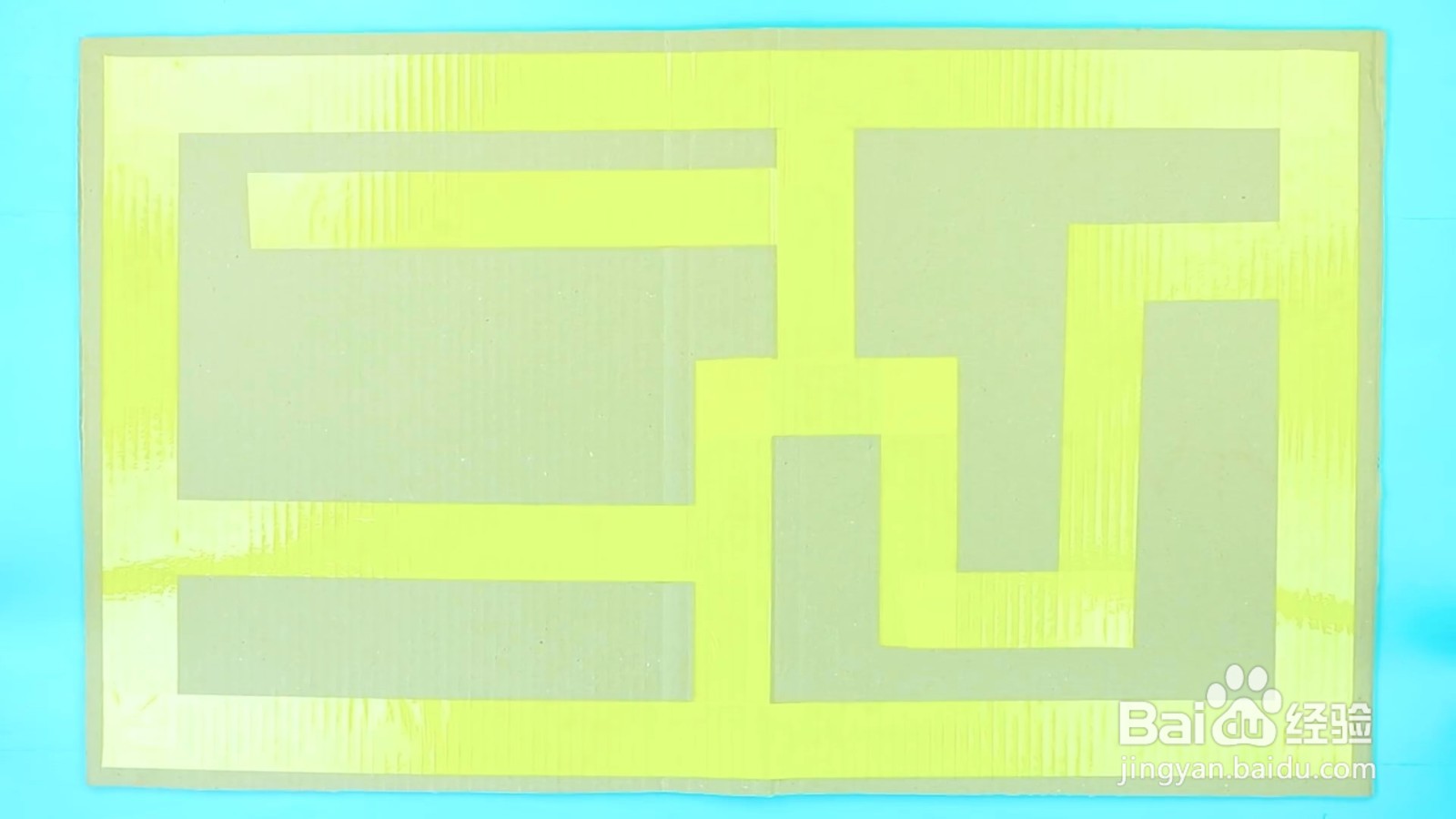 教你制作简易玩具车赛道