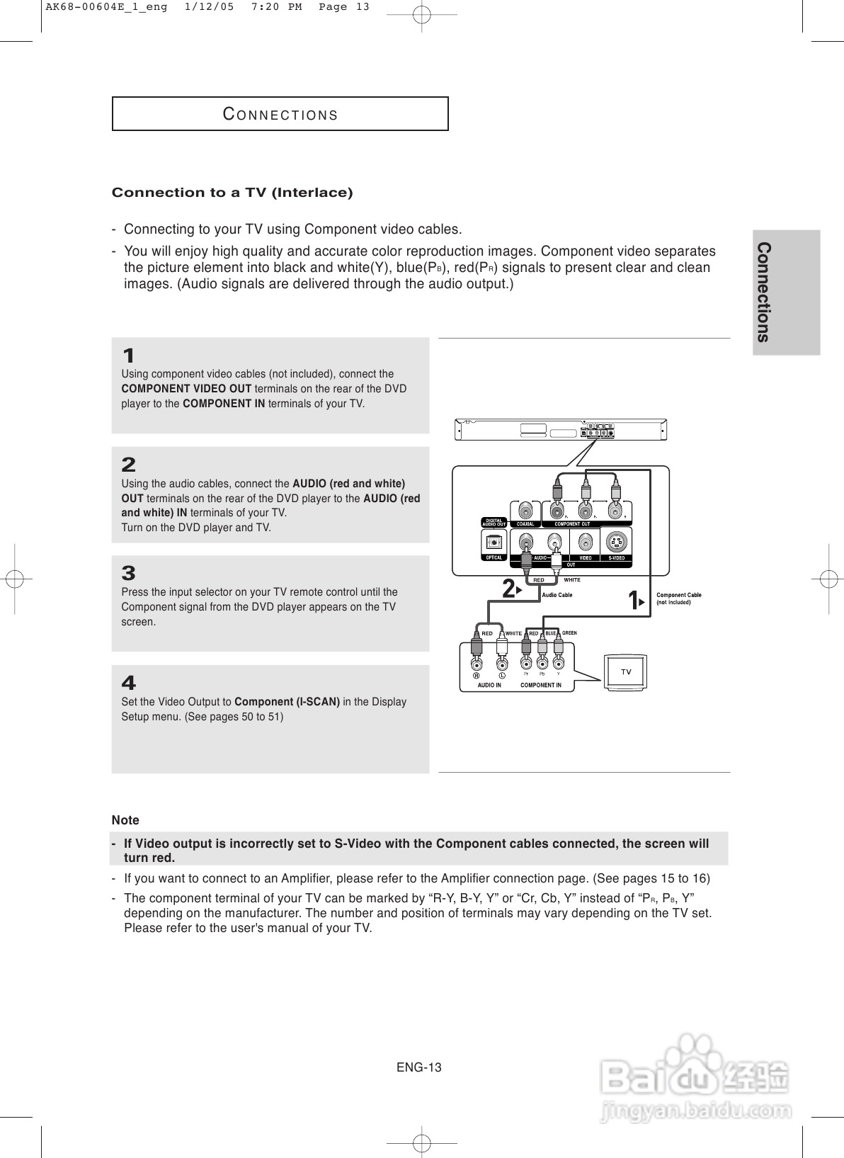 三星DVD-P250K DVD播放机使用说明书:[4]