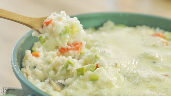 西葫芦奶酪炖饭