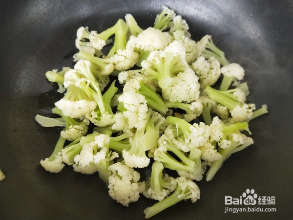 耗油蒜香花菜的做法