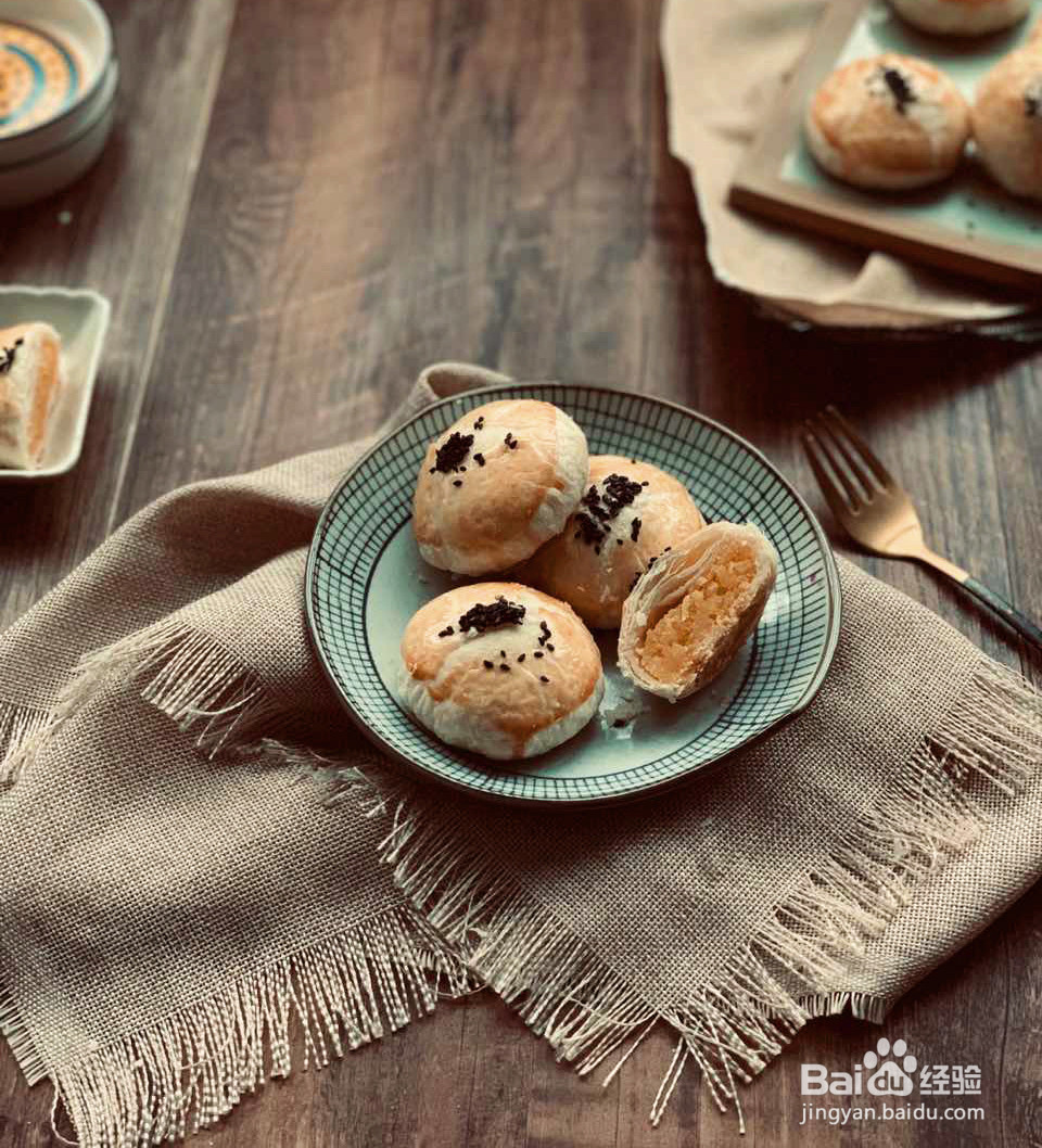 椰蓉奶黄饼的做法
