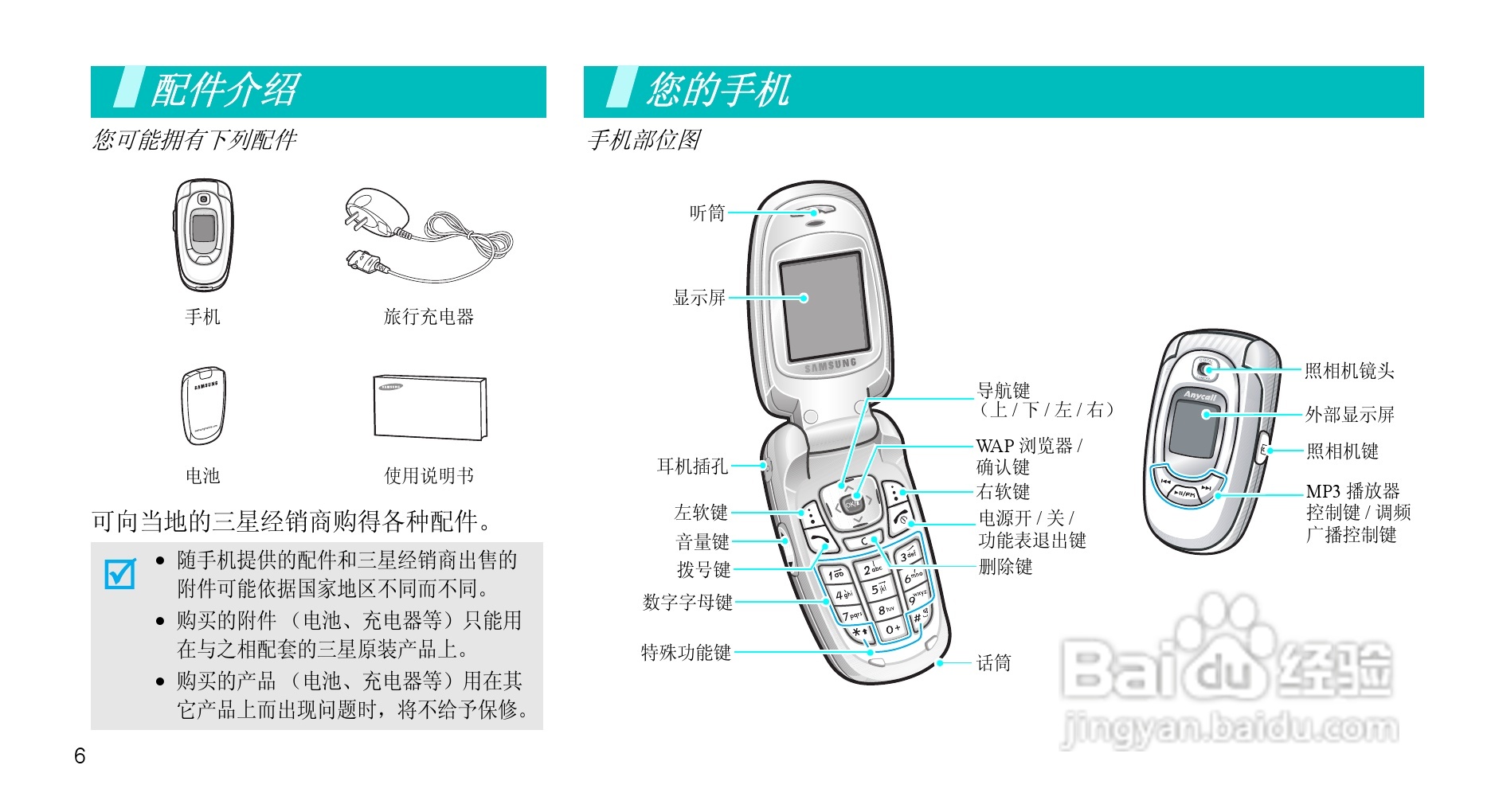 三星SGH-E368手机使用说明书:[1]
