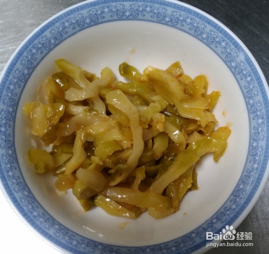 家常榨菜肉丝面