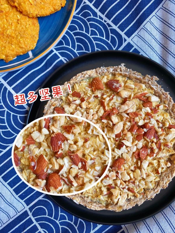 香蕉红薯燕麦派