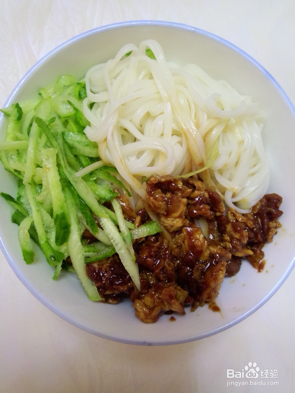 鸡蛋炸酱面的做法