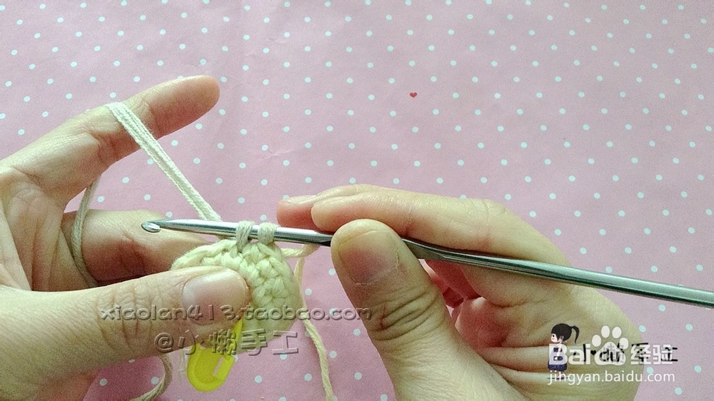 怎样螺旋换色 钩针玩偶技巧图文讲解--小懒编辑