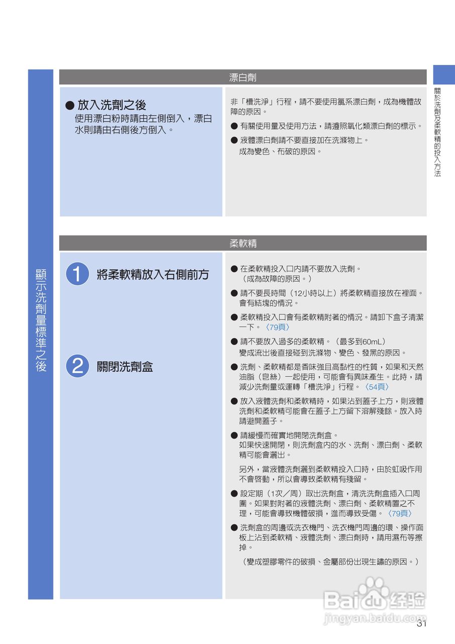 日立SF-BD3500TR洗衣机使用说明书:[4]