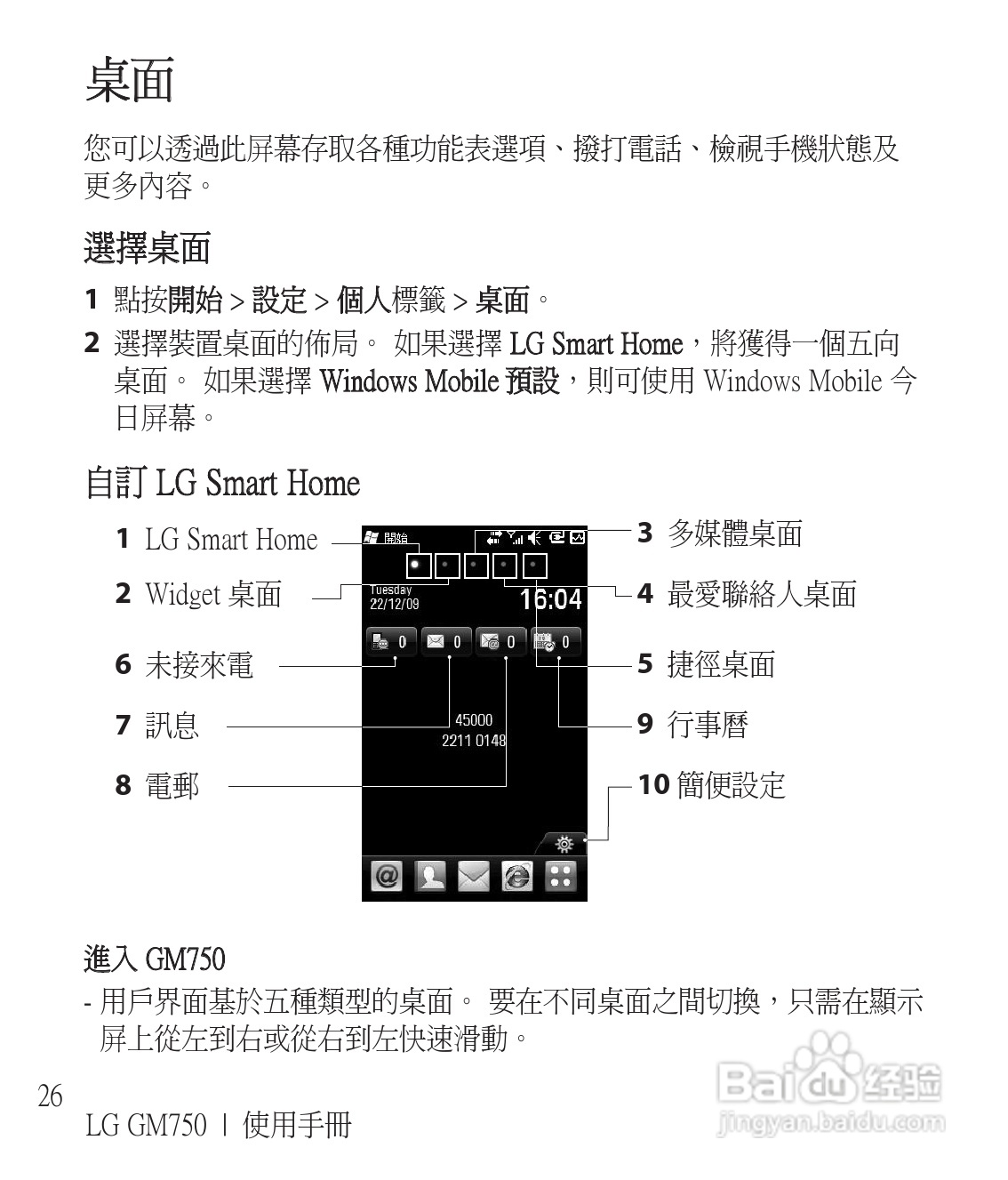 LG GM750手机使用说明书:[3]