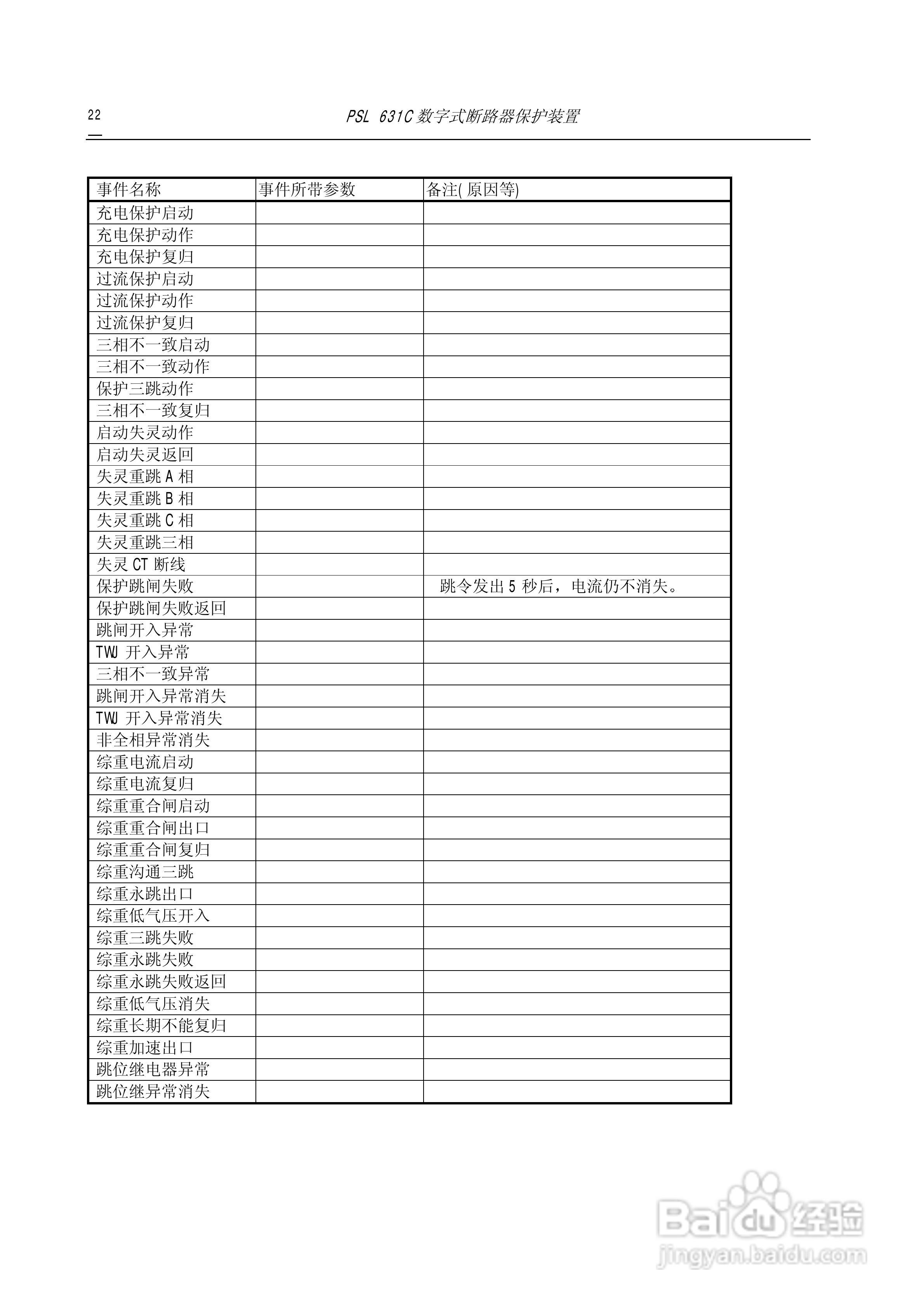 PSL631C断路器保护说明书:[3]