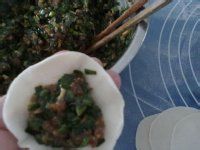 香菇肉韭菜饺子
