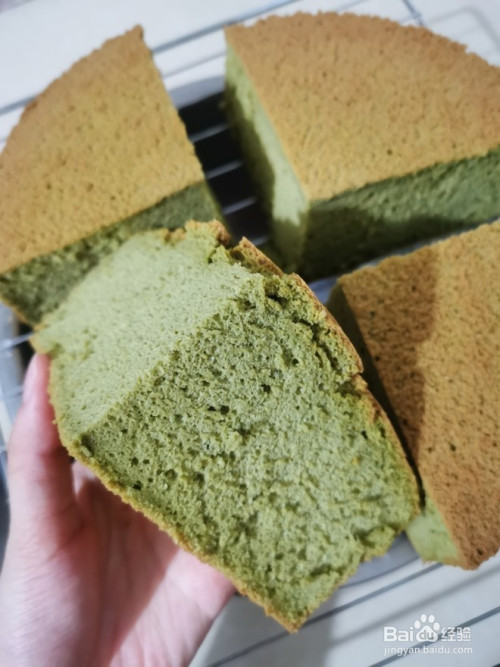 抹茶戚风蛋糕的做法