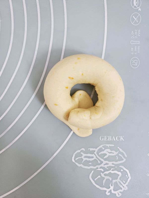 无糖无油酒酿橙皮贝果