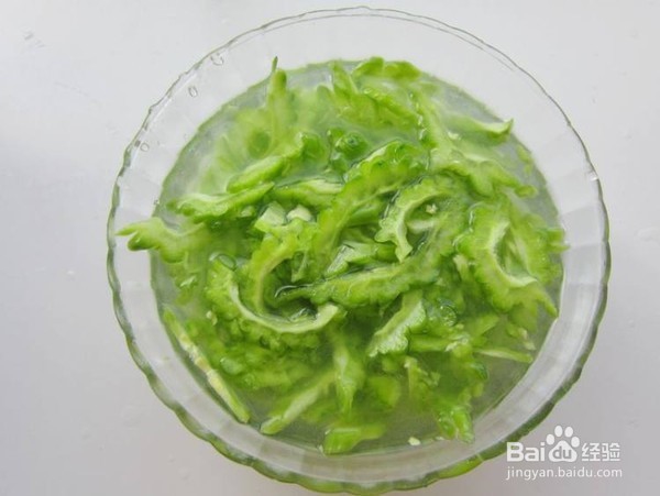 凉拌苦瓜的做法