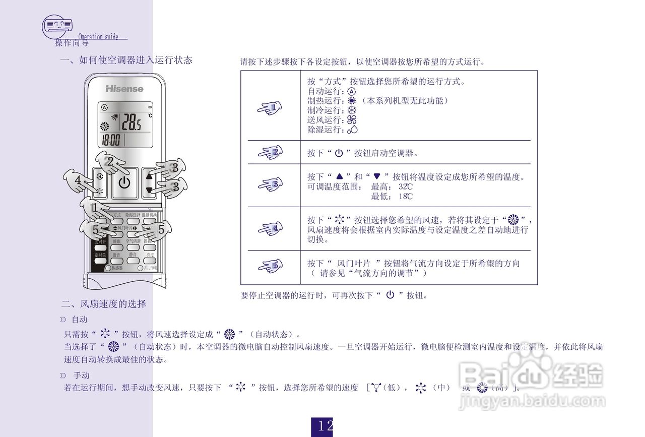 海信空调挂机KFR-26GW/16FZBPH-3(D)说明书:[2]