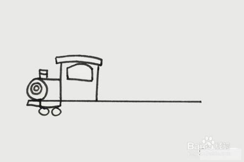 火车怎么画简笔画