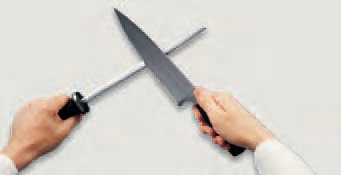 怎样使用磨刀棒(Steel)