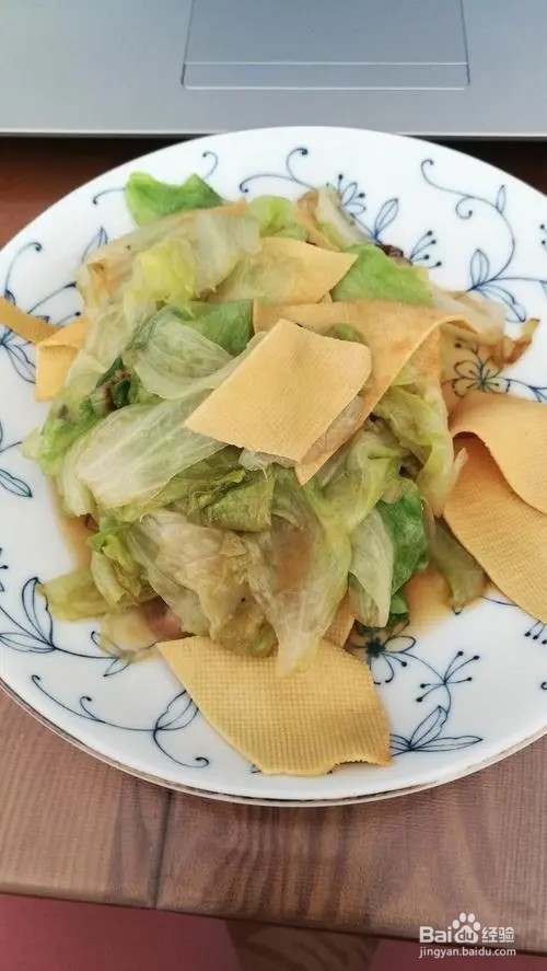 生菜炒千张
