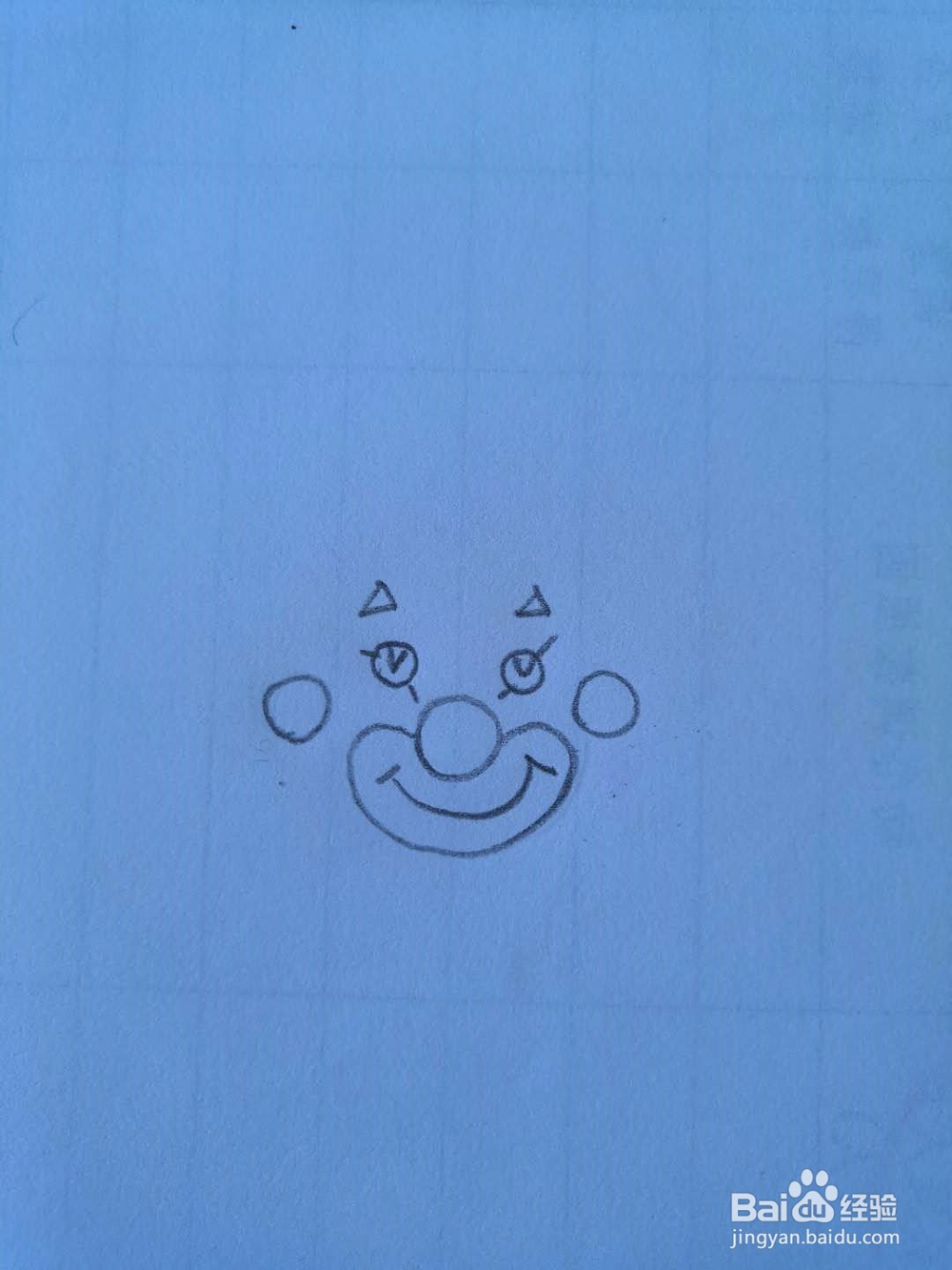 简笔画-如何画小丑