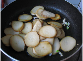 煎烧蚝油鲍菇片