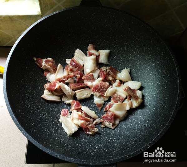 干豆角炒腊肉的做法