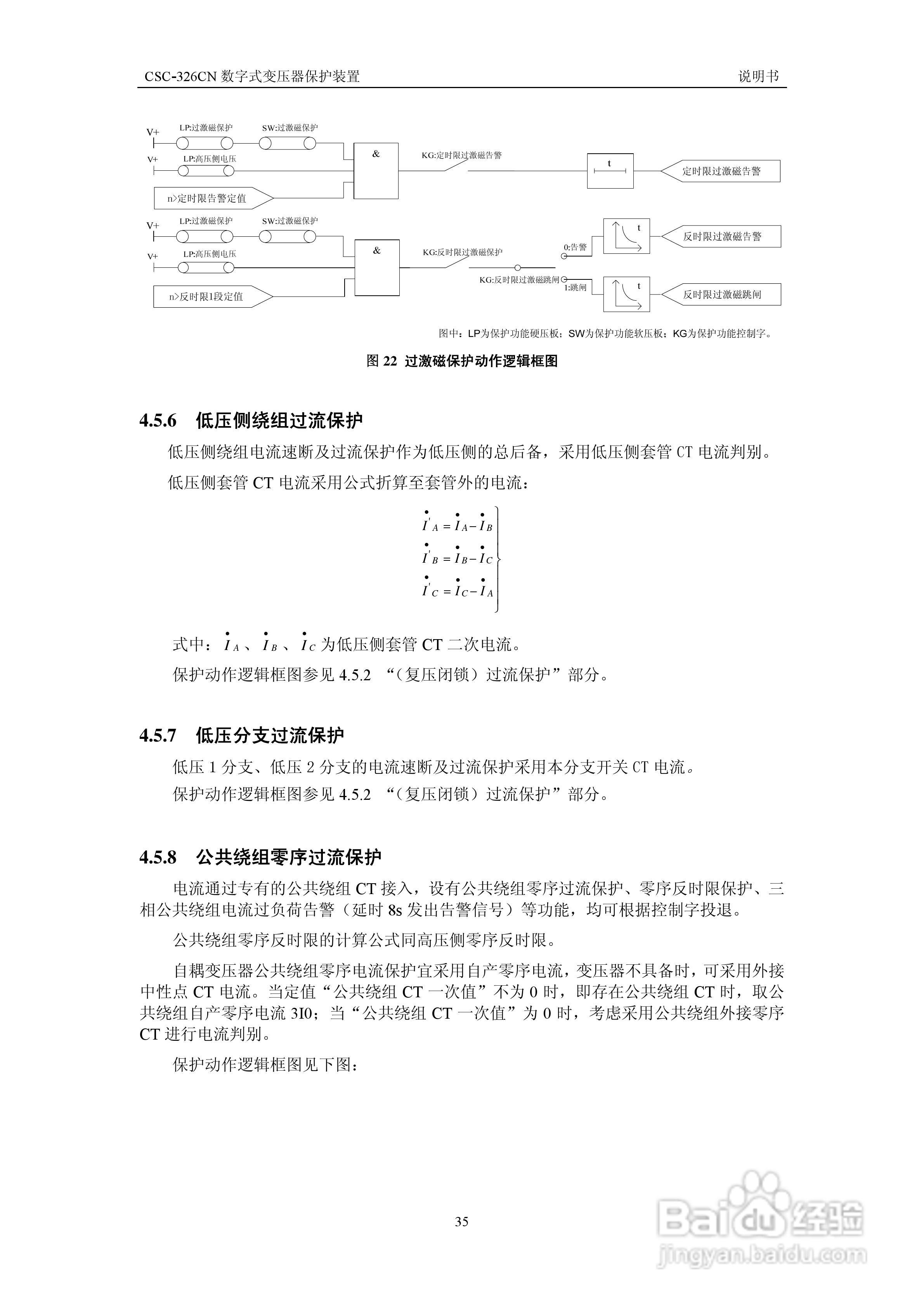 CSC-326CN数字式变压器保护装置说明书:[5]