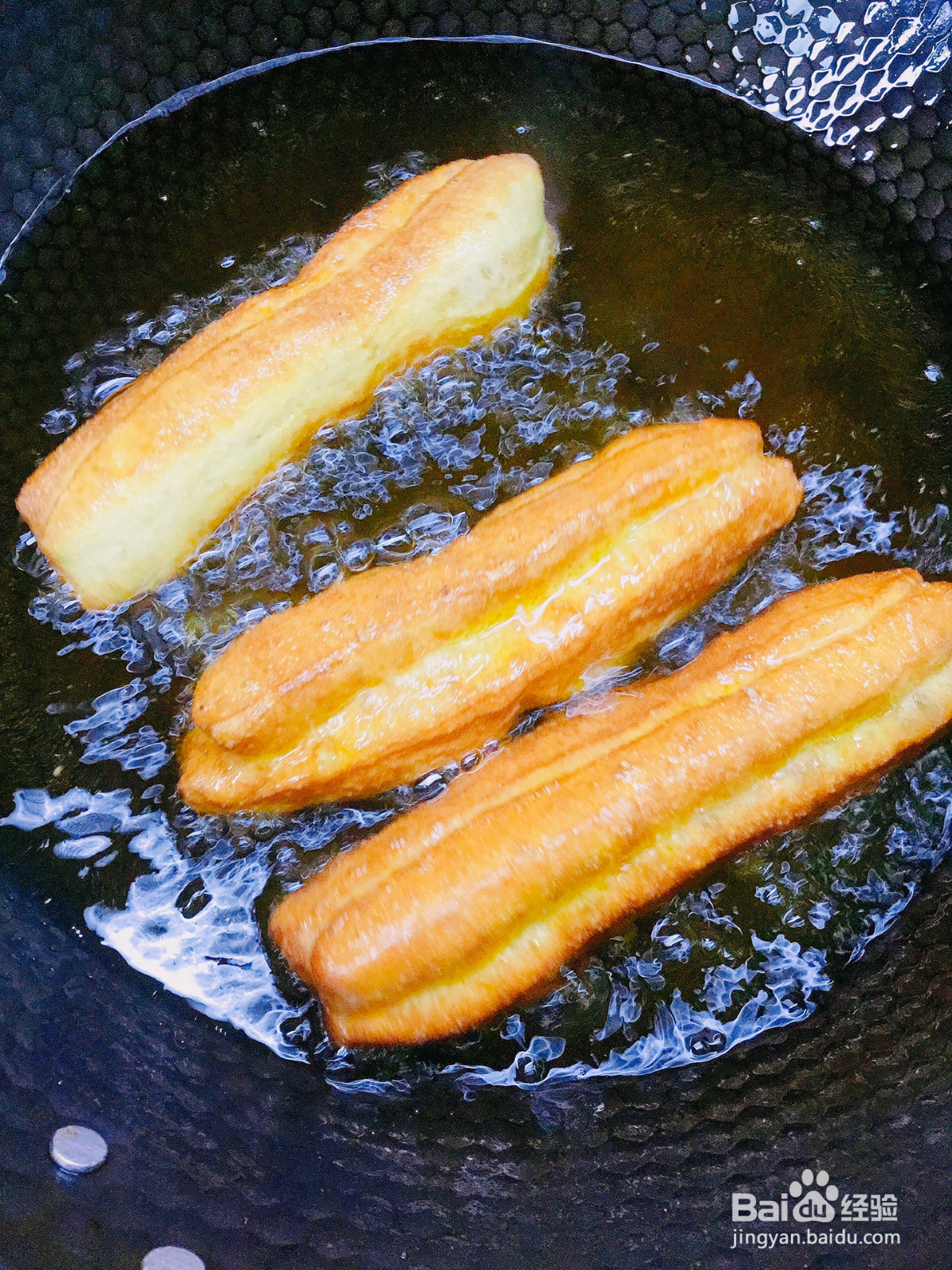 芝麻油条的做法