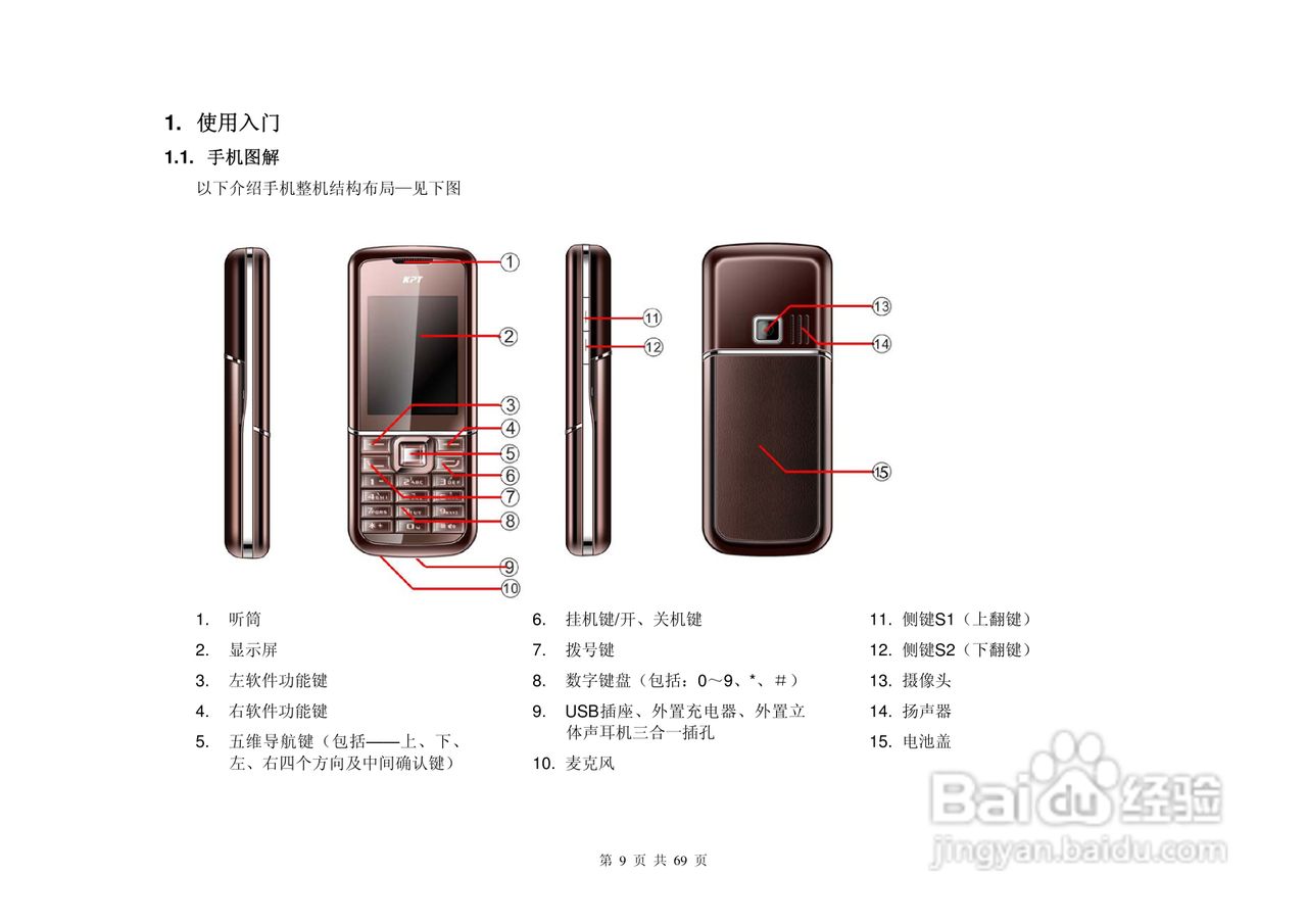 致尚B8800手机说明书:[1]