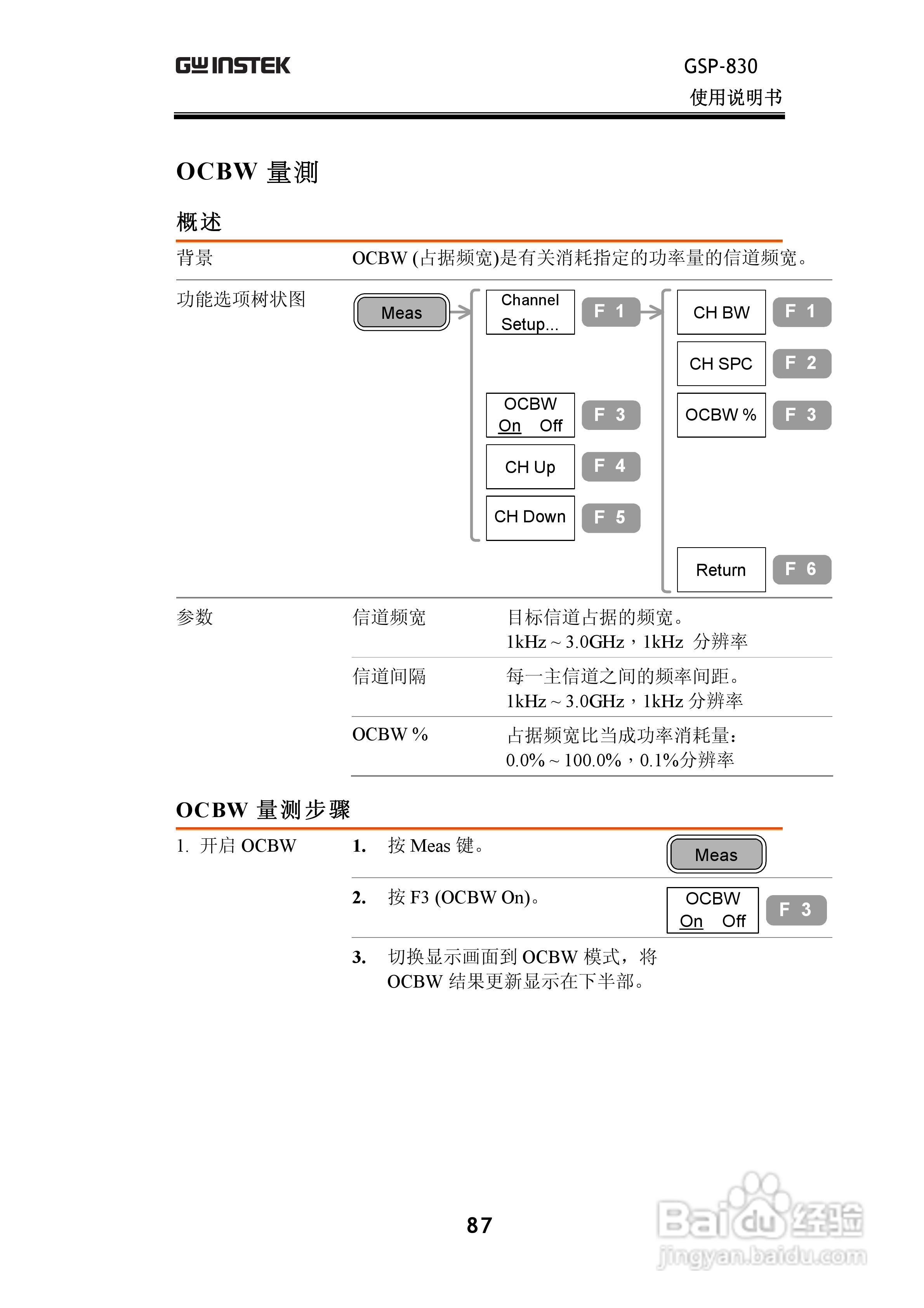 固纬GSP830频谱分析仪说明书:[9]
