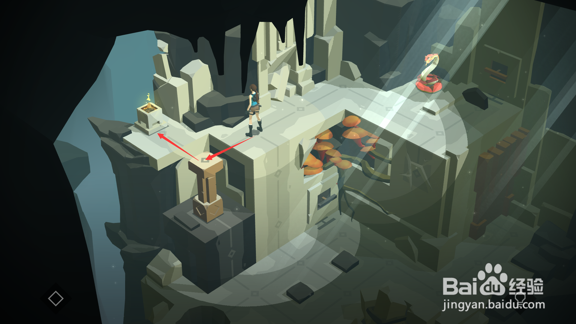 古墓丽影传说迷踪第五章第1紧闭之门关攻略