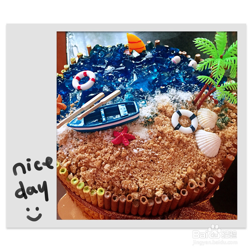 海洋酸奶蛋糕的做法