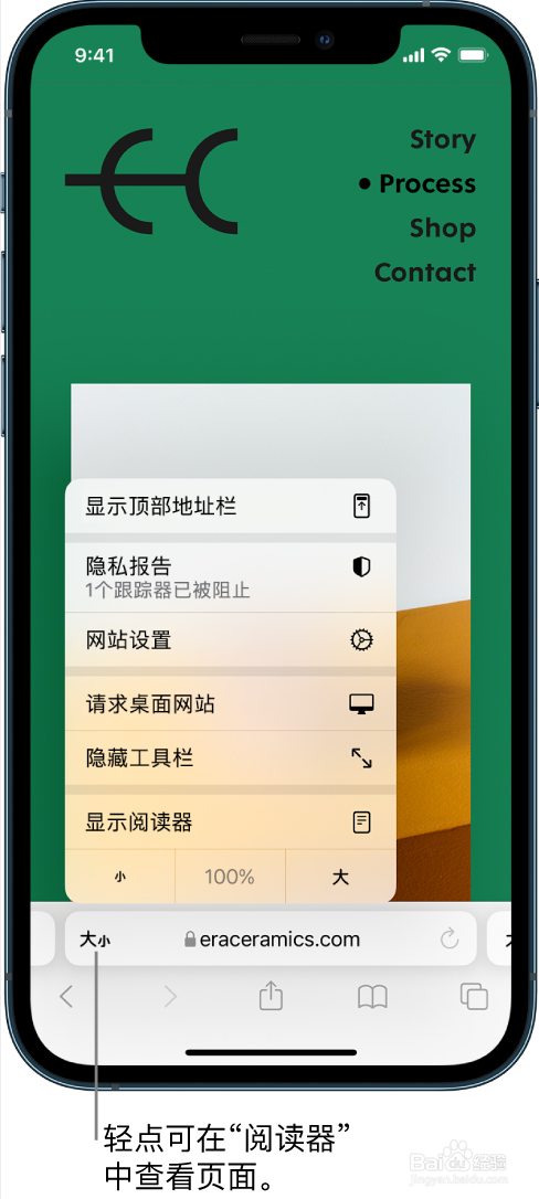 <b>iPhone在 Safari 浏览器中隐藏广告和干扰信息</b>