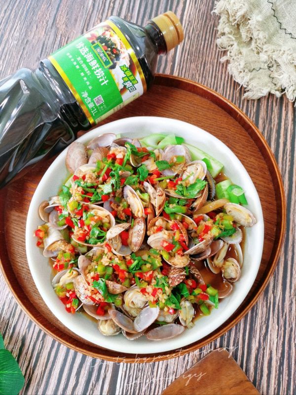 清爽花蛤捞汁青瓜