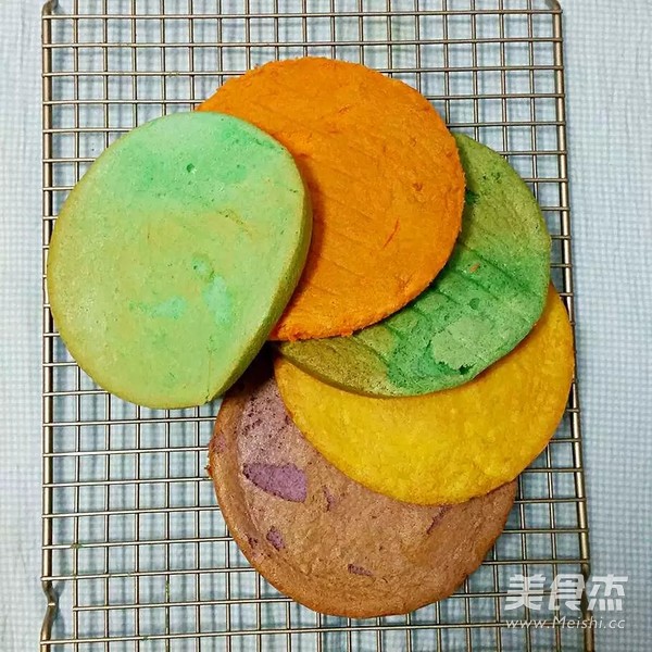 椰香彩虹蛋糕