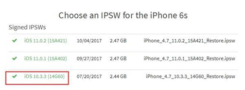 ios11怎么降级到ios10.3.3图文教程
