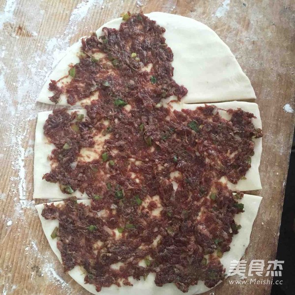 黑椒驴肉千层饼