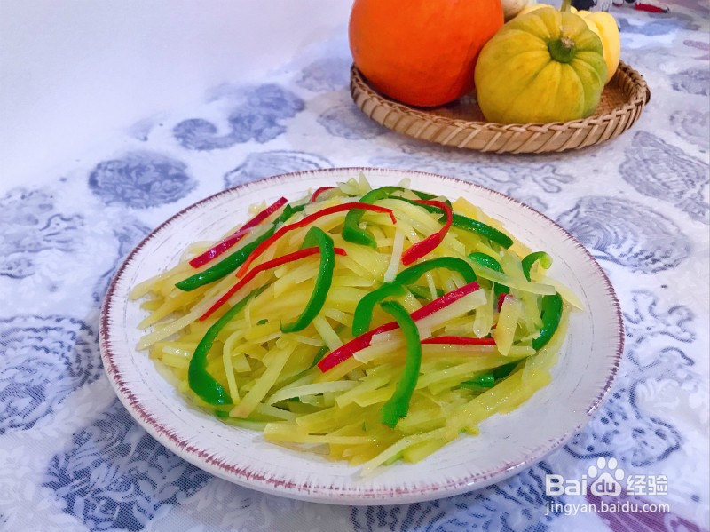 怎样做出家常菜系列之青椒土豆丝