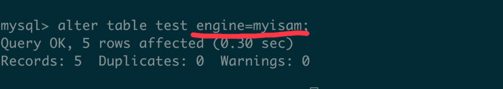 MySQL数据库引擎的转换