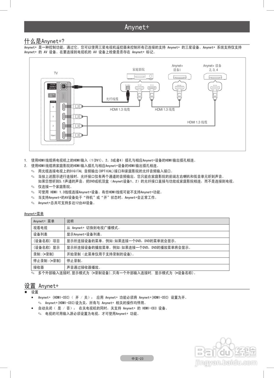 三星UA60C6900VF液晶彩电使用说明书:[3]