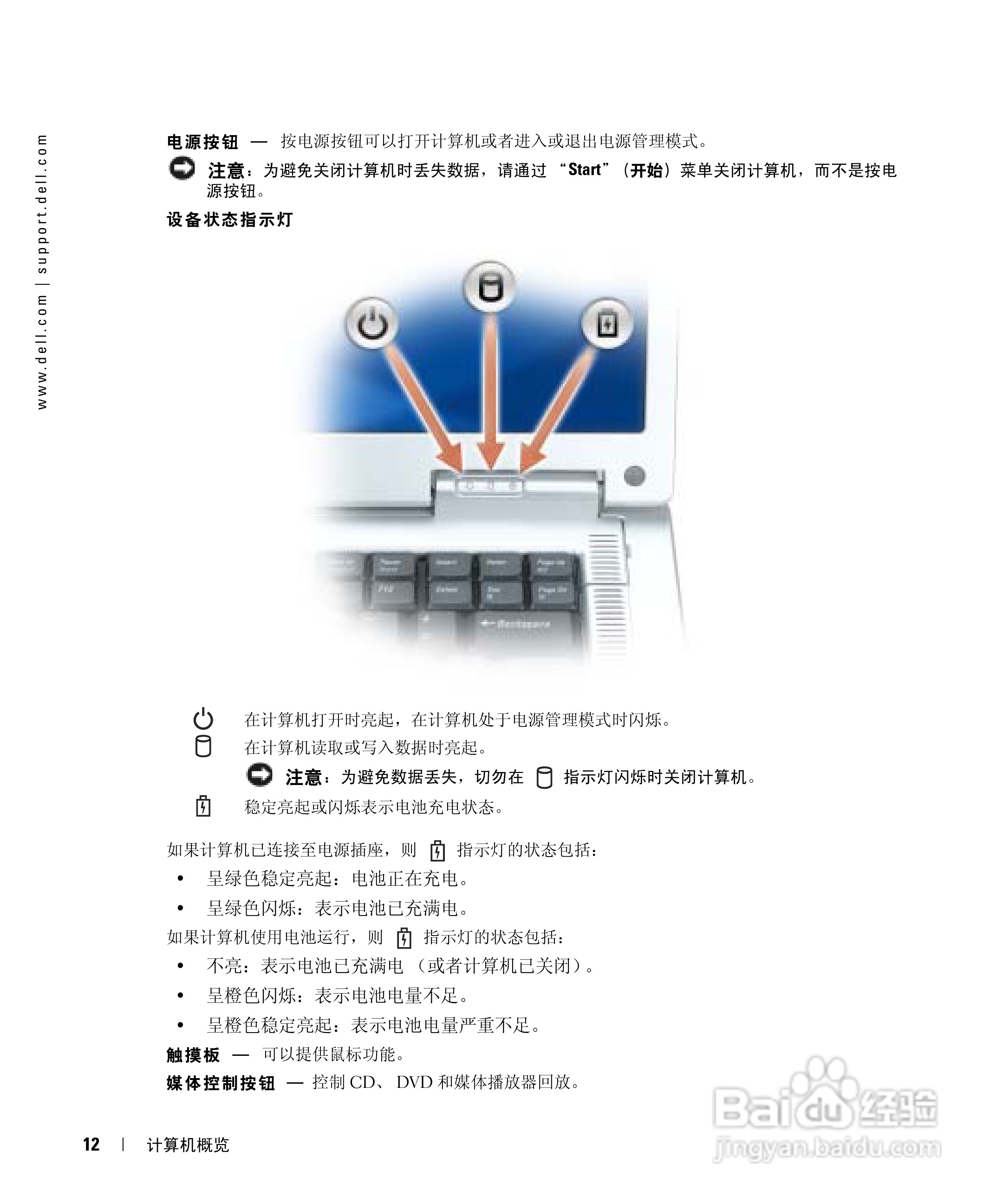 DELL戴尔Inspiron 6000笔记本电脑使用说明书:[2]