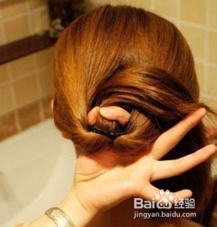 3分钟学会日式淑女盘发