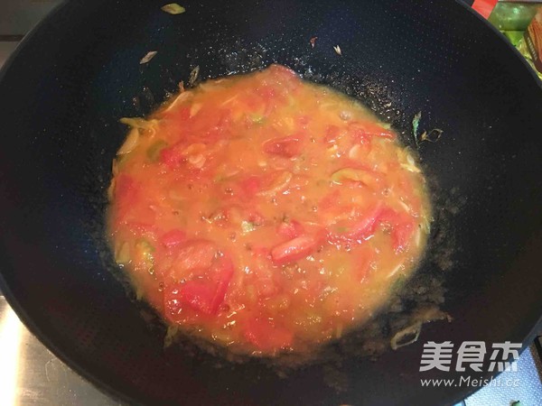 西红柿鸡蛋疙瘩汤