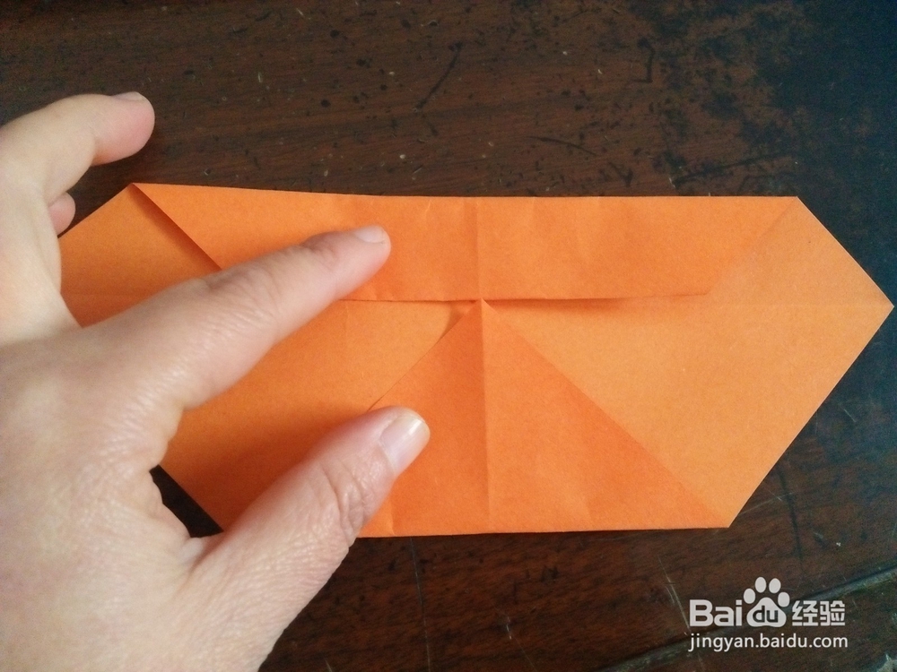 宝宝折纸—领带爱心怎么折