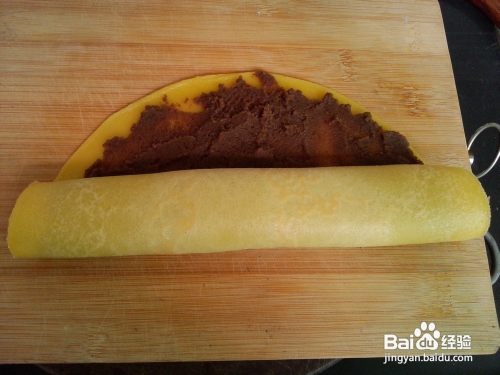 自己做的豆沙饼