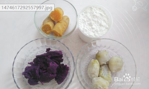 如何制作椰香三色芋圆