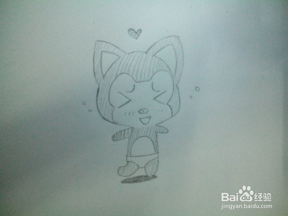 如何画 呆萌阿狸