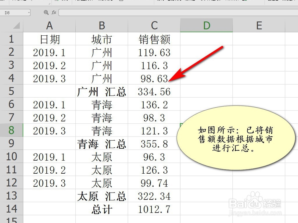 怎样分类汇总