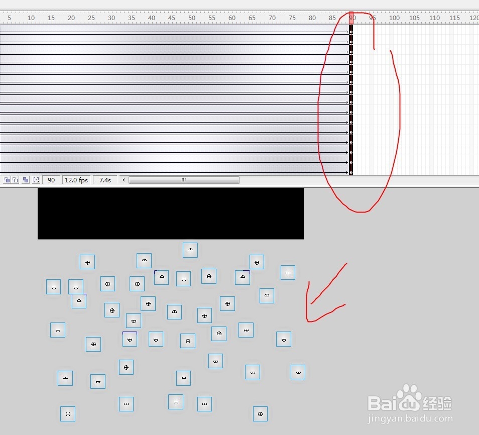 flash制作绘制雪花飞舞的场景