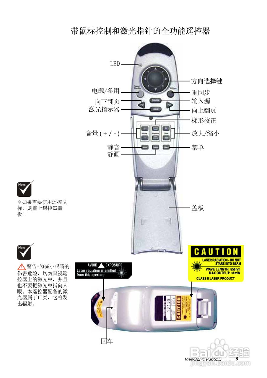 优派PJ655D投影仪使用说明书:[2]